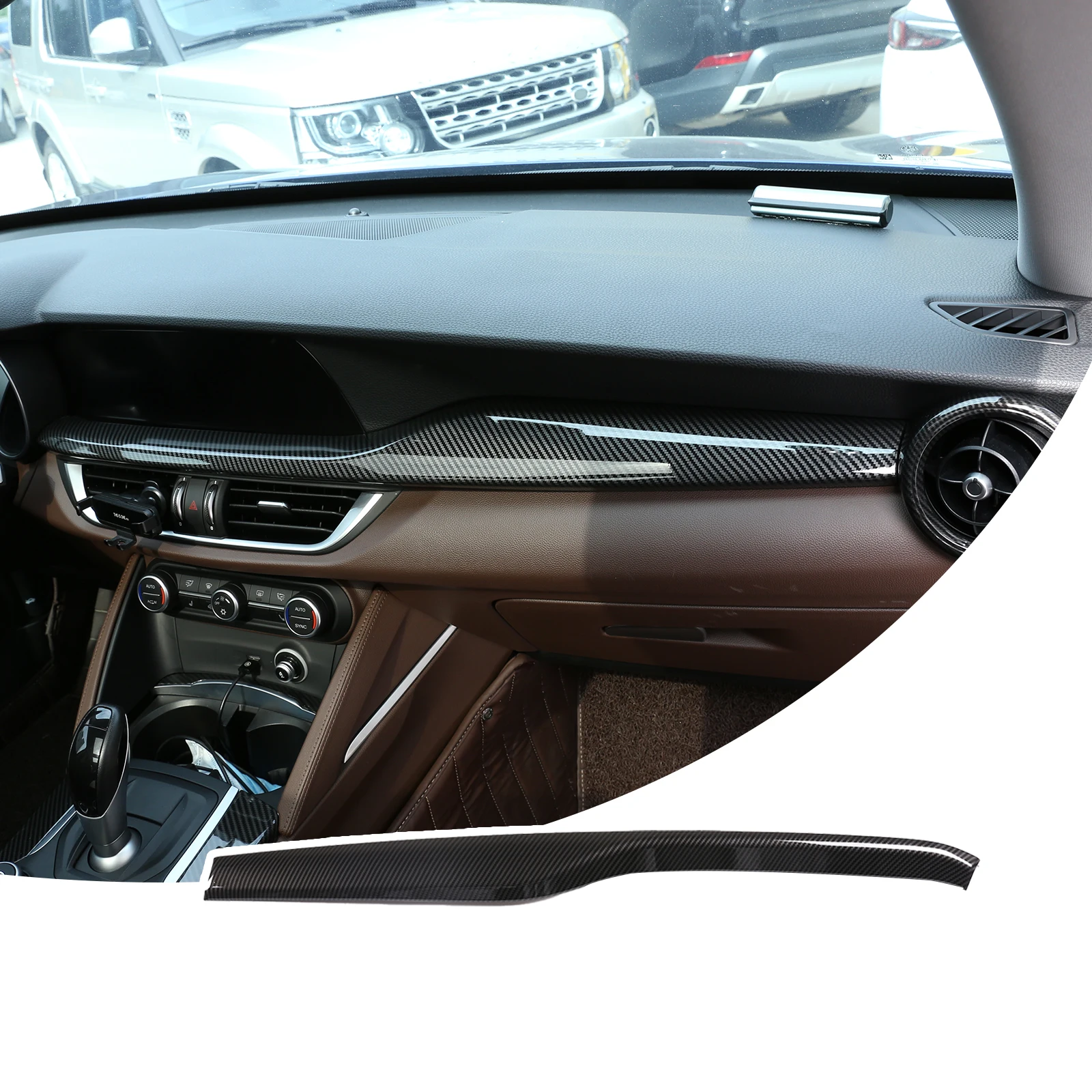 For Alfa Romeo stelvio 2017-2020 central control instrument panel dashboard decorative panel sticker ABS carbon fiber pattern LH
For Alfa Romeo stelvio 2017-2020 central control instrument panel dashboard decorative panel sticker ABS carbon fiber pattern LH