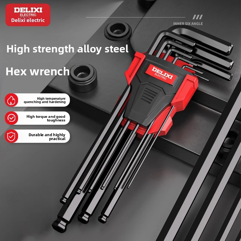 Electrical hexagonal wrenchS2Steel hexagonal nut wrench, flat head, ball head, hexagonal socket screw collection
Electrical hexagonal wrenchS2Steel hexagonal nut wrench, flat head, ball head, hexagonal socket screw collection