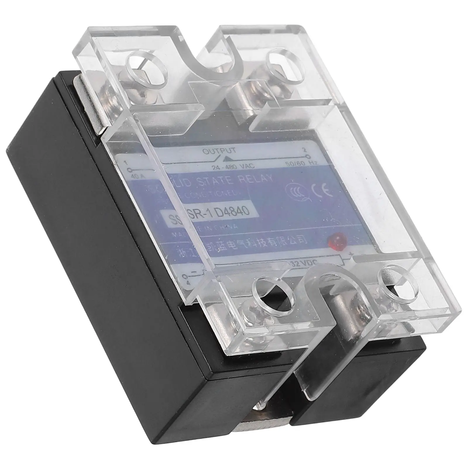 Solid State Relay Single Phase Semi-Conductor with Cover 40A Thermostat for Plastic DC
Solid State Relay Single Phase Semi-Conductor with Cover 40A Thermostat for Plastic DC