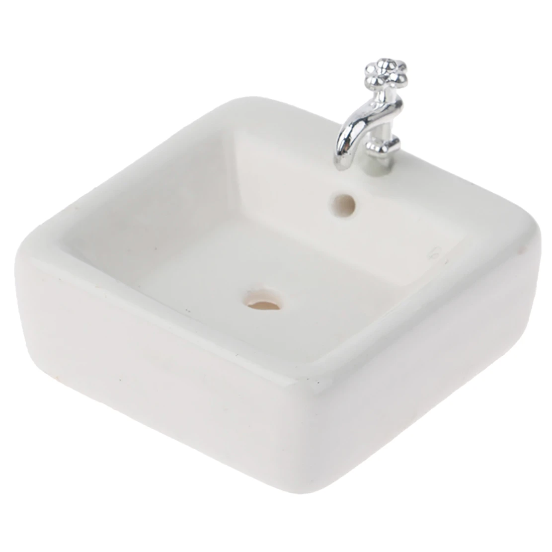 1:12 Bathroom Sink Miniature Ceramic Wash Basin Bathroom Sink Model Simulation Accessory Square
1:12 Bathroom Sink Miniature Ceramic Wash Basin Bathroom Sink Model Simulation Accessory Square