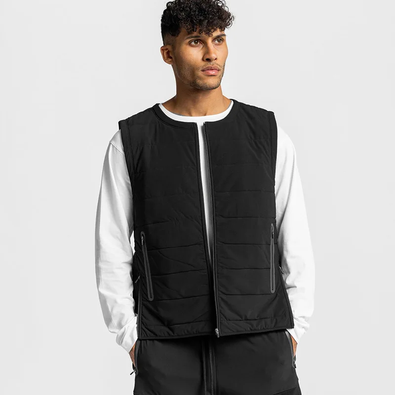 DUYIT Autumn And Winter Men's Vest Vest Quilted Waistcoat Sports Casual Men's Round Neck Zipper Jacket
DUYIT Autumn And Winter Men's Vest Vest Quilted Waistcoat Sports Casual Men's Round Neck Zipper Jacket