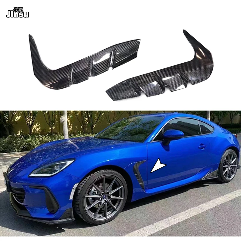 Carbon Fiber Front Side Vent Fender Splitter Air Intake Decoration Trim Cover For Toyota GR86 For Subaru BRZ 2022 - 2023 Years
Carbon Fiber Front Side Vent Fender Splitter Air Intake Decoration Trim Cover For Toyota GR86 For Subaru BRZ 2022 - 2023 Years