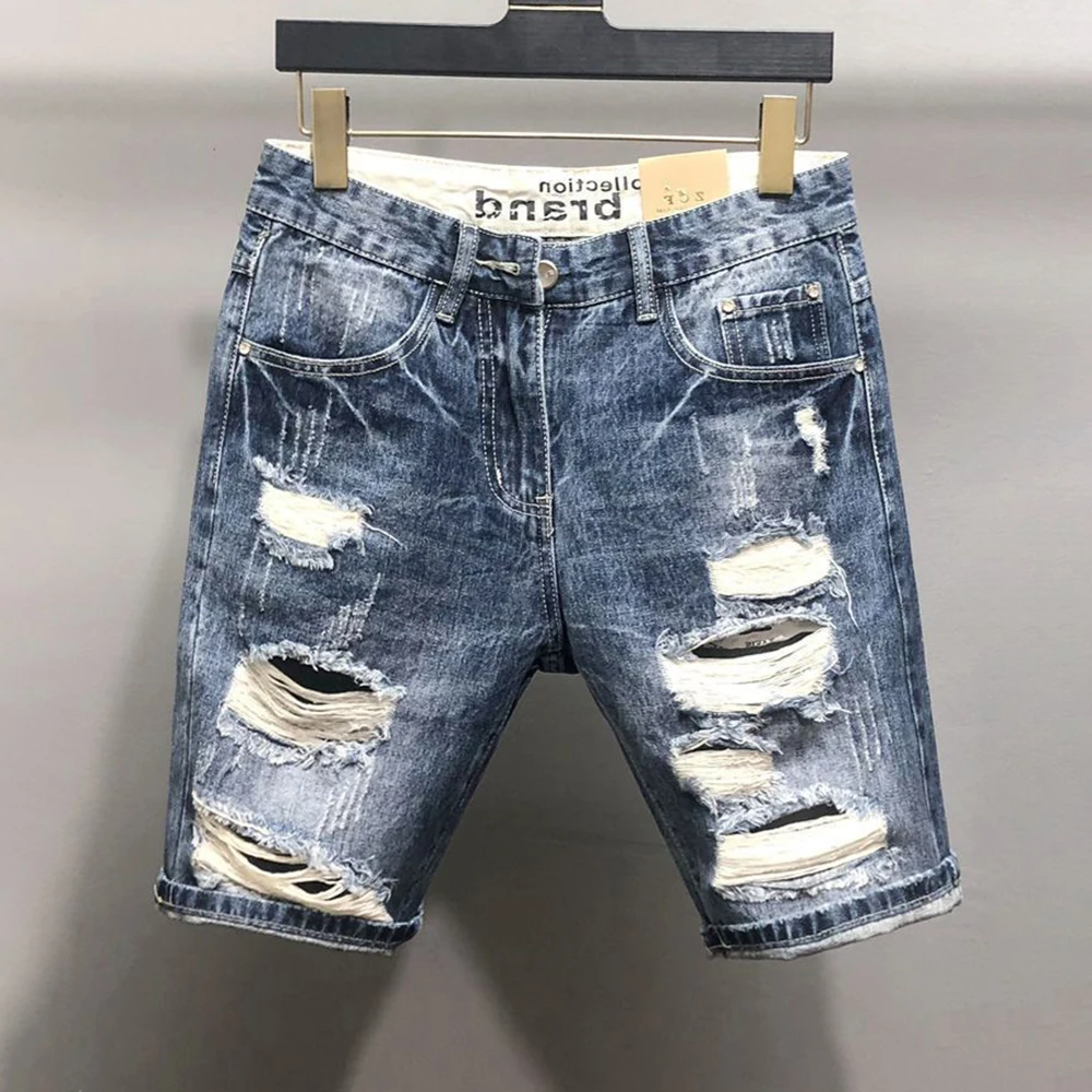2025 Summer New Men's Retro Washed Old Slim Fit Denim Shorts Men's Youth Korean Style Fashionable All-match Casual Shorts Men
2025 Summer New Men's Retro Washed Old Slim Fit Denim Shorts Men's Youth Korean Style Fashionable All-match Casual Shorts Men