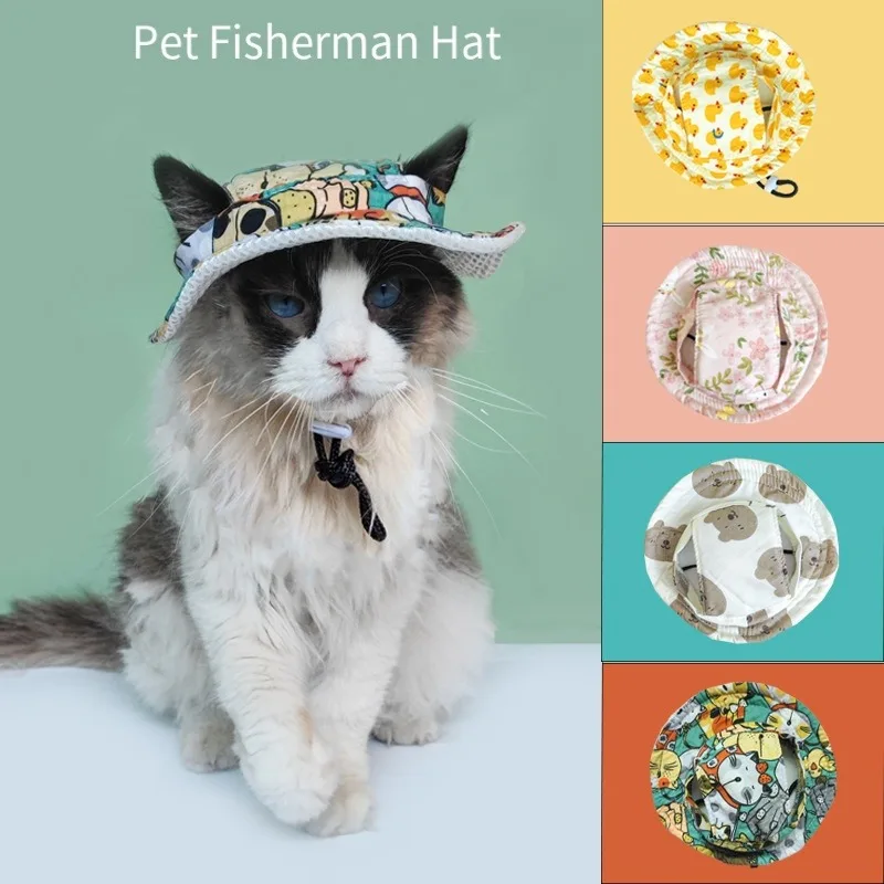 Breathable Cotton, Adjustable and Anti - slip Summer Cat and Dog Outdoor Sunscreen Fisherman Hats and Sun - Shading Hats
Breathable Cotton, Adjustable and Anti - slip Summer Cat and Dog Outdoor Sunscreen Fisherman Hats and Sun - Shading Hats