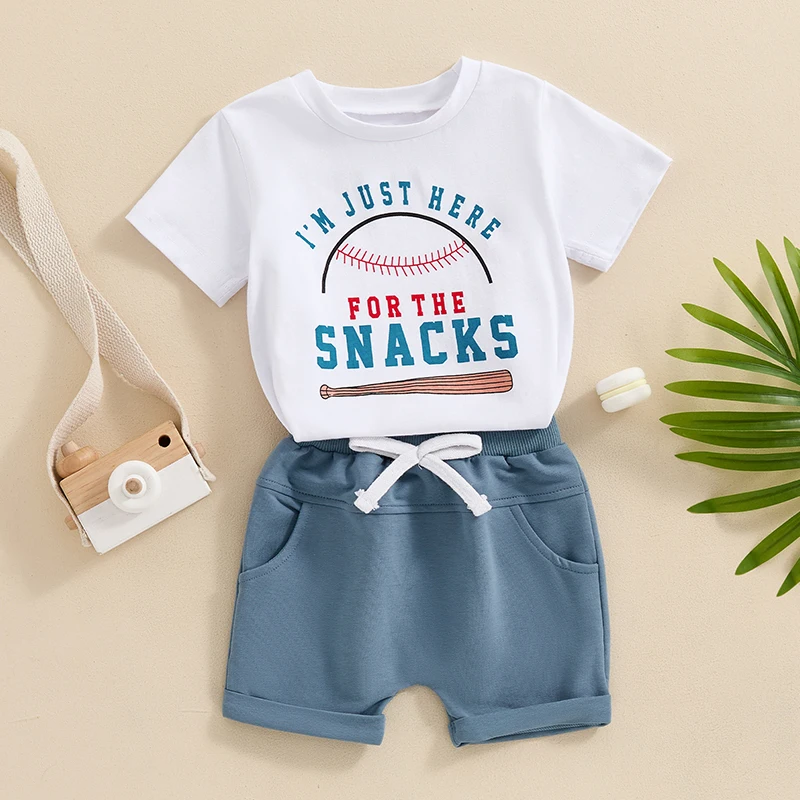 Toddler Baby Boy Summer Outfit Short Sleeve Letter Print T Shirt Top and Casual Shorts Set Cute Infant Newborn Clothes
Toddler Baby Boy Summer Outfit Short Sleeve Letter Print T Shirt Top and Casual Shorts Set Cute Infant Newborn Clothes