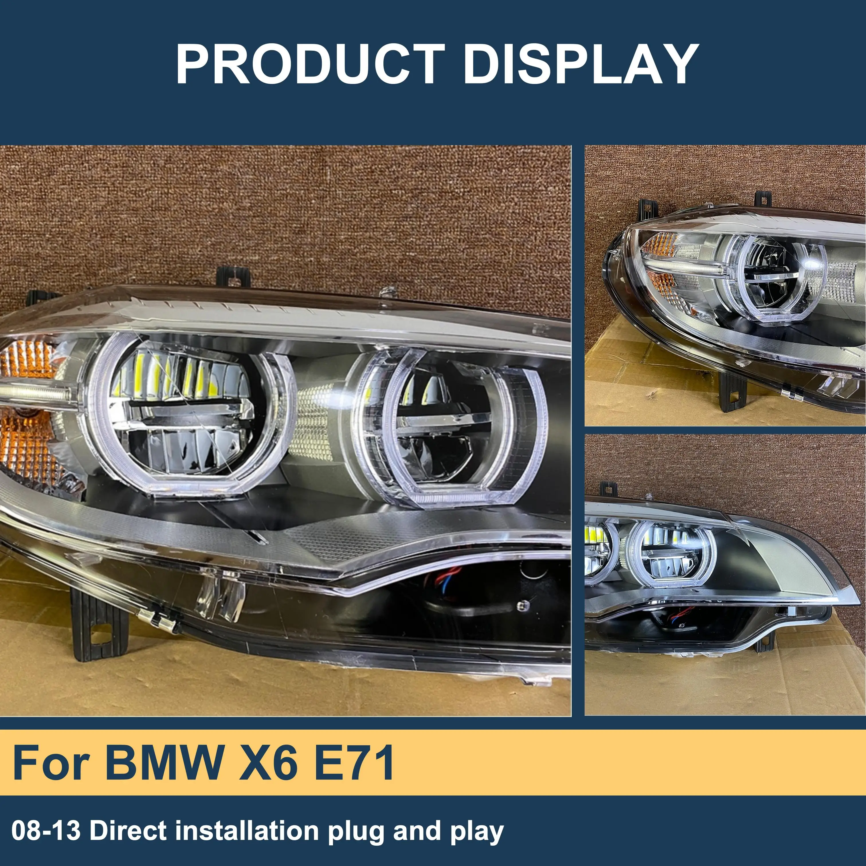 J ONE Car Modification Accessories Headlight For BMW X6 E71 2008-2013 Car Head Lights
J ONE Car Modification Accessories Headlight For BMW X6 E71 2008-2013 Car Head Lights