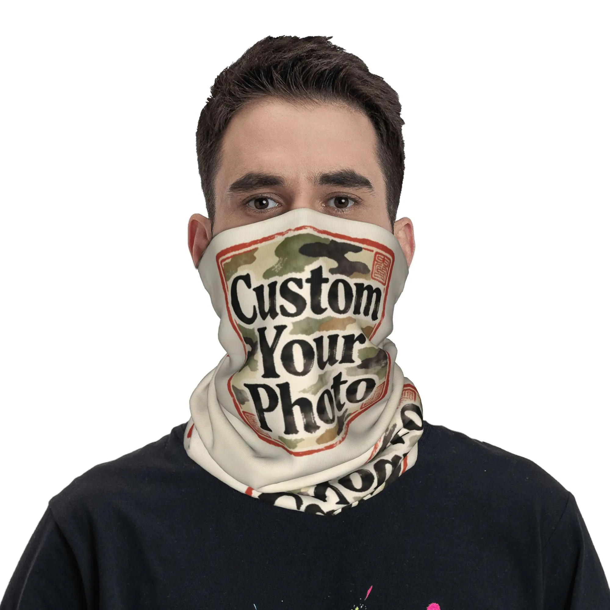 Custom Your Photo Logo Text Bandana Neck Gaiter UV Protection Face Scarf Cover Women Men Headwear Tube Balaclava
Custom Your Photo Logo Text Bandana Neck Gaiter UV Protection Face Scarf Cover Women Men Headwear Tube Balaclava
