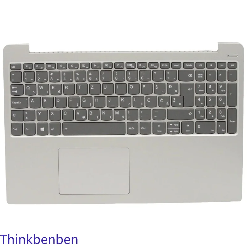 SI Slovenian Platinum Grey Keyboard Upper Case Palmrest Shell Cover For Lenovo Ideapad 330S 15 15IKB GTX1050 5CB0R34635
SI Slovenian Platinum Grey Keyboard Upper Case Palmrest Shell Cover For Lenovo Ideapad 330S 15 15IKB GTX1050 5CB0R34635