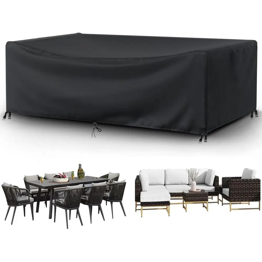 Durable 600D Outdoor Patio Furniture Cover for 108 x 76 x 40 Table and Chairs Set - Water, Wind, Dust, UV Protection
Durable 600D Outdoor Patio Furniture Cover for 108 x 76 x 40 Table and Chairs Set - Water, Wind, Dust, UV Protection