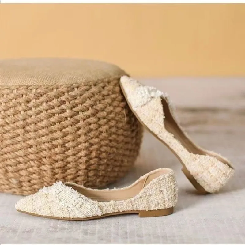 New Summer Fashion Women Slingback Shoes. Модні жіночі туфлі на плоской подошве з бантом. Элегантні жіночі туфлі без шнурівки з гострим носком.
New Summer Fashion Women Slingback Shoes. Модні жіночі туфлі на плоской подошве з бантом. Элегантні жіночі туфлі без шнурівки з гострим носком.