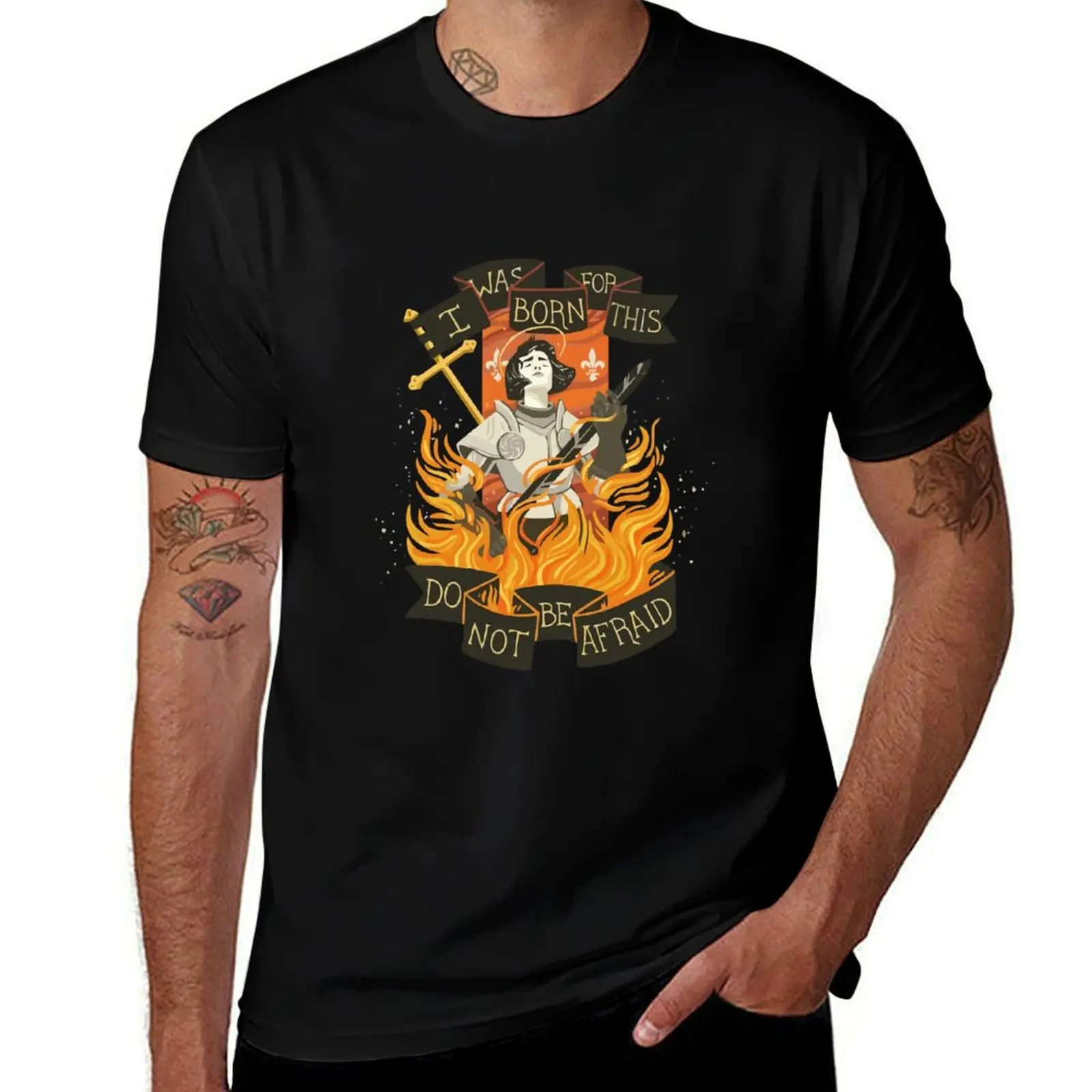 jeanne d arc i was born for this, do not be afraid T-Shirt Basic Plain Short Sleeve Crew Neck Tee
jeanne d arc i was born for this, do not be afraid T-Shirt Basic Plain Short Sleeve Crew Neck Tee