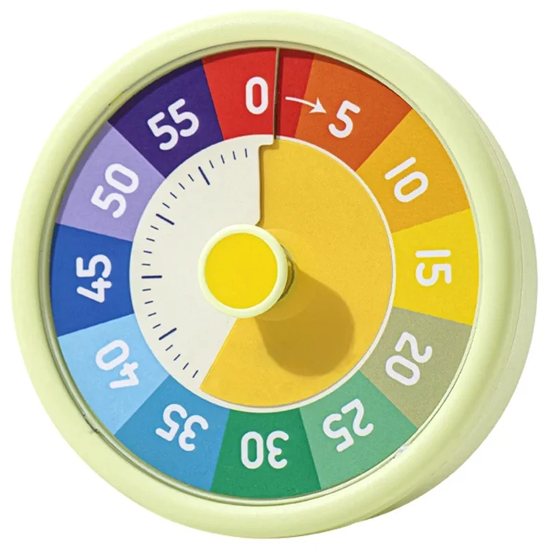 RMWIN-Kitchen Cooking Children Classroom Learning Countdown Timer Manual Rotation Colorful Visual Timer Silent Stopwatch
RMWIN-Kitchen Cooking Children Classroom Learning Countdown Timer Manual Rotation Colorful Visual Timer Silent Stopwatch