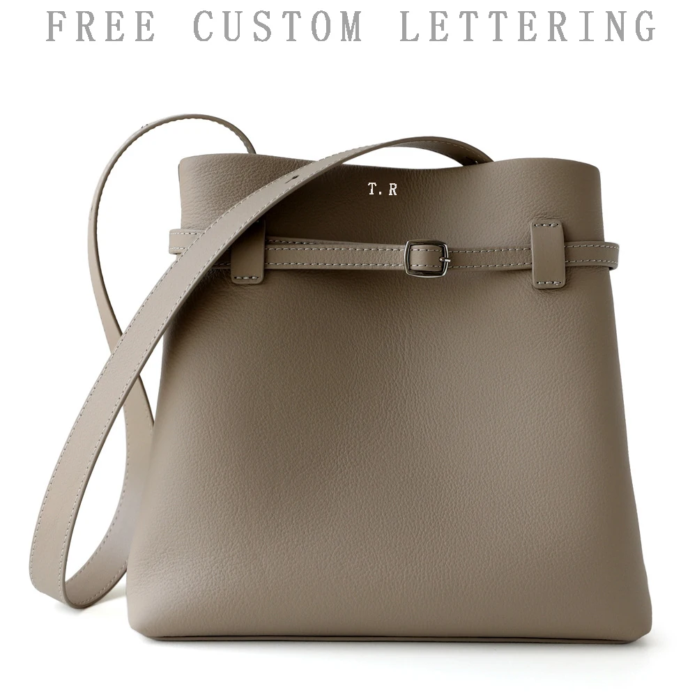 Genuine leather bucket bag 2025 new niche design top layer cowhide large capacity relaxed fashion and simple women shoulder bag
Genuine leather bucket bag 2025 new niche design top layer cowhide large capacity relaxed fashion and simple women shoulder bag