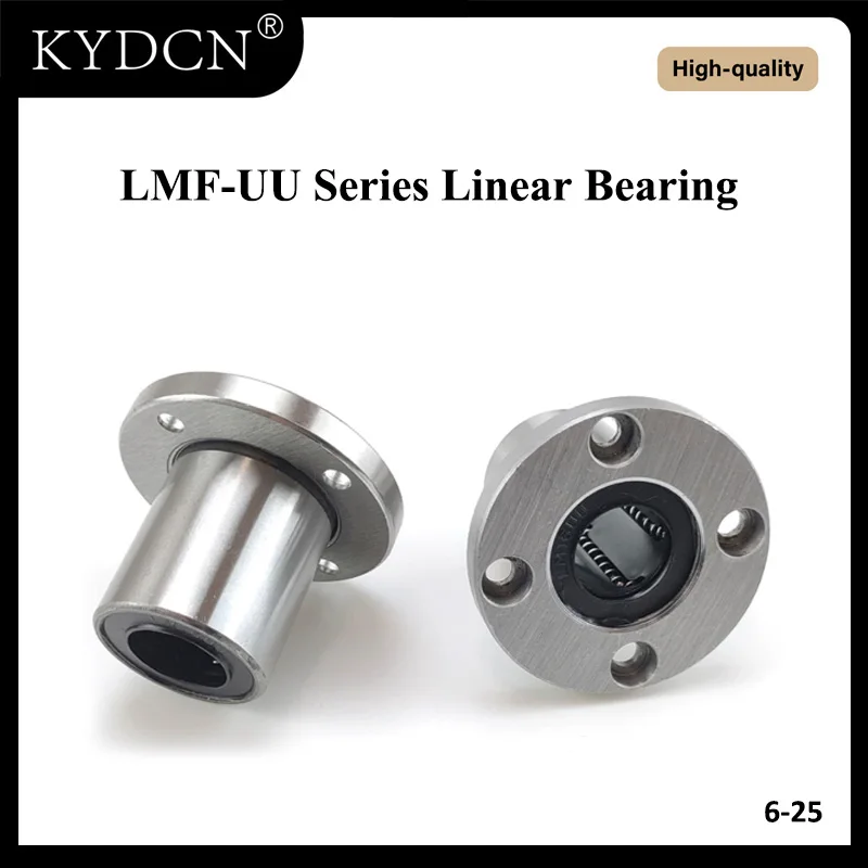 1PCS LMF Series LMF8UU LMF10UU Round Flange Linear Motion Bearing 6mm-25mm For Linear Rod Shaft CNC 3D Printer Parts
1PCS LMF Series LMF8UU LMF10UU Round Flange Linear Motion Bearing 6mm-25mm For Linear Rod Shaft CNC 3D Printer Parts