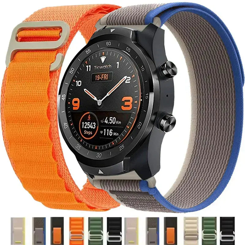 Watch Band High quality 22mm 20mm Strap For TicWatch Pro 3 Ultra E3 E2 S2Pro X GTW 2021 Smartwatch Trail Apline Nylon Bracelet
Watch Band High quality 22mm 20mm Strap For TicWatch Pro 3 Ultra E3 E2 S2Pro X GTW 2021 Smartwatch Trail Apline Nylon Bracelet