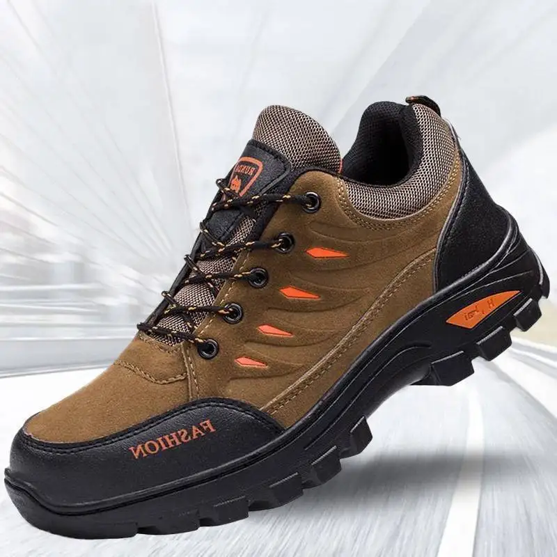 Comfortable Men's Hiking Shoes 2023 Trendy Casual Sports Outdoor Work Shoes Leather Suede round Toe Rubber Bottom
Comfortable Men's Hiking Shoes 2023 Trendy Casual Sports Outdoor Work Shoes Leather Suede round Toe Rubber Bottom