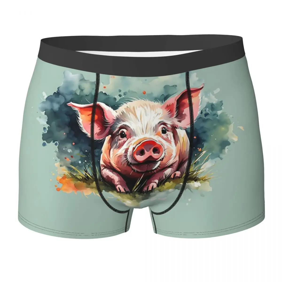 Boxer Underpants Shorts A Cute Piggy In Comic Style Pig Panties Men's Soft Underwear for Homme Man Boyfriend Gifts
Boxer Underpants Shorts A Cute Piggy In Comic Style Pig Panties Men's Soft Underwear for Homme Man Boyfriend Gifts