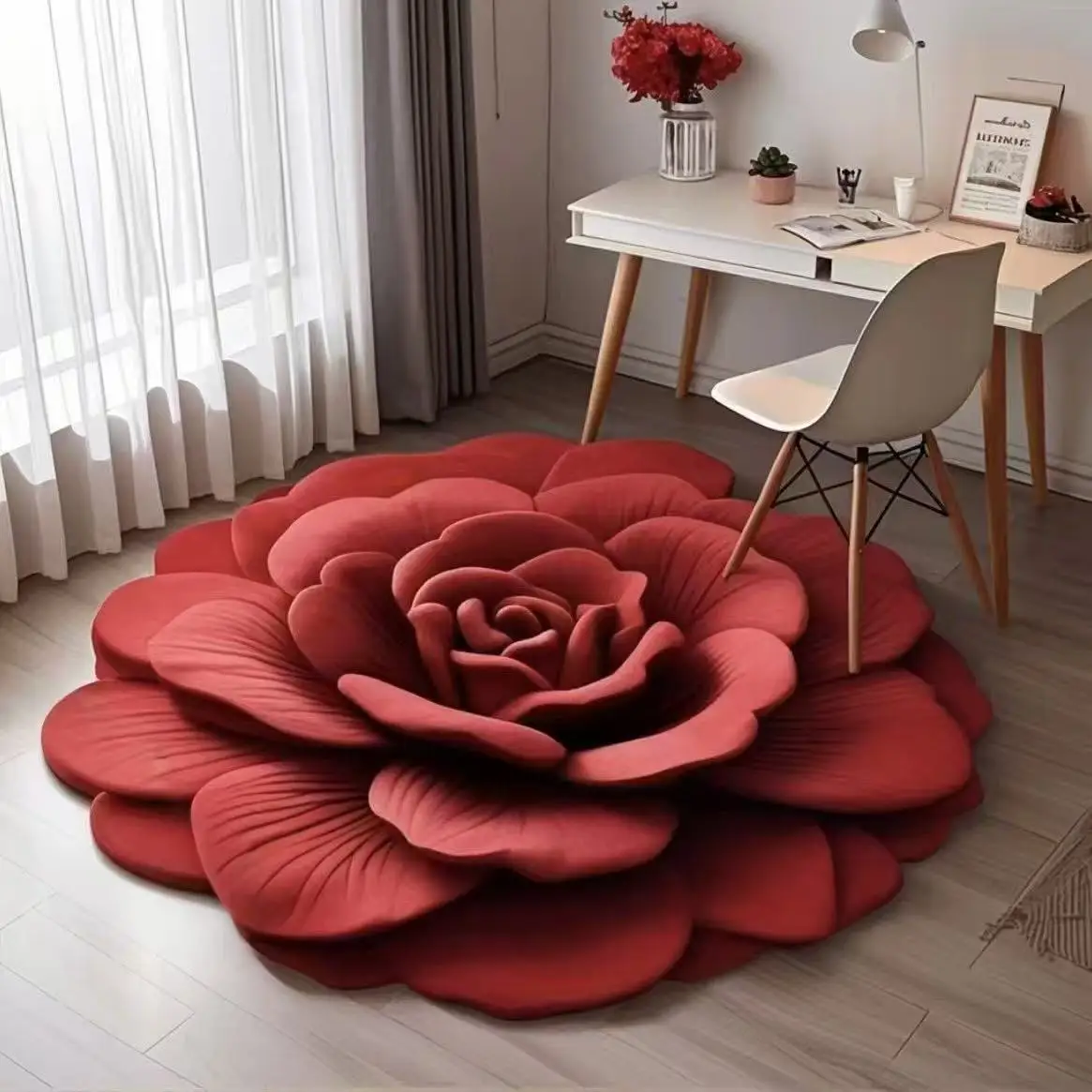 Water Absorbent Bathroom Mat 3D Visual Floral Shaped Non-Slip Bathroom Floor Mat Modern Simple Style Home Carpet
Water Absorbent Bathroom Mat 3D Visual Floral Shaped Non-Slip Bathroom Floor Mat Modern Simple Style Home Carpet