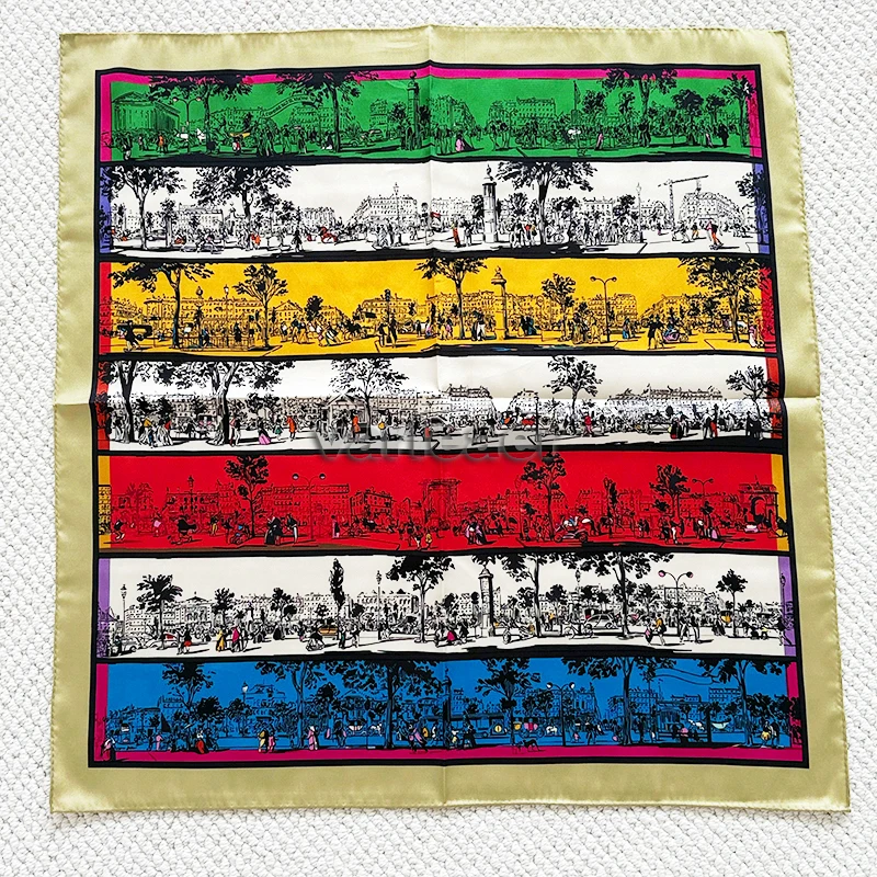 Double Sided Silk Scarf 70cm Luxury Designers Bandanas Shawls Neck Head Accessories Bag Hand Decoration Hand Rolled Edge
Double Sided Silk Scarf 70cm Luxury Designers Bandanas Shawls Neck Head Accessories Bag Hand Decoration Hand Rolled Edge