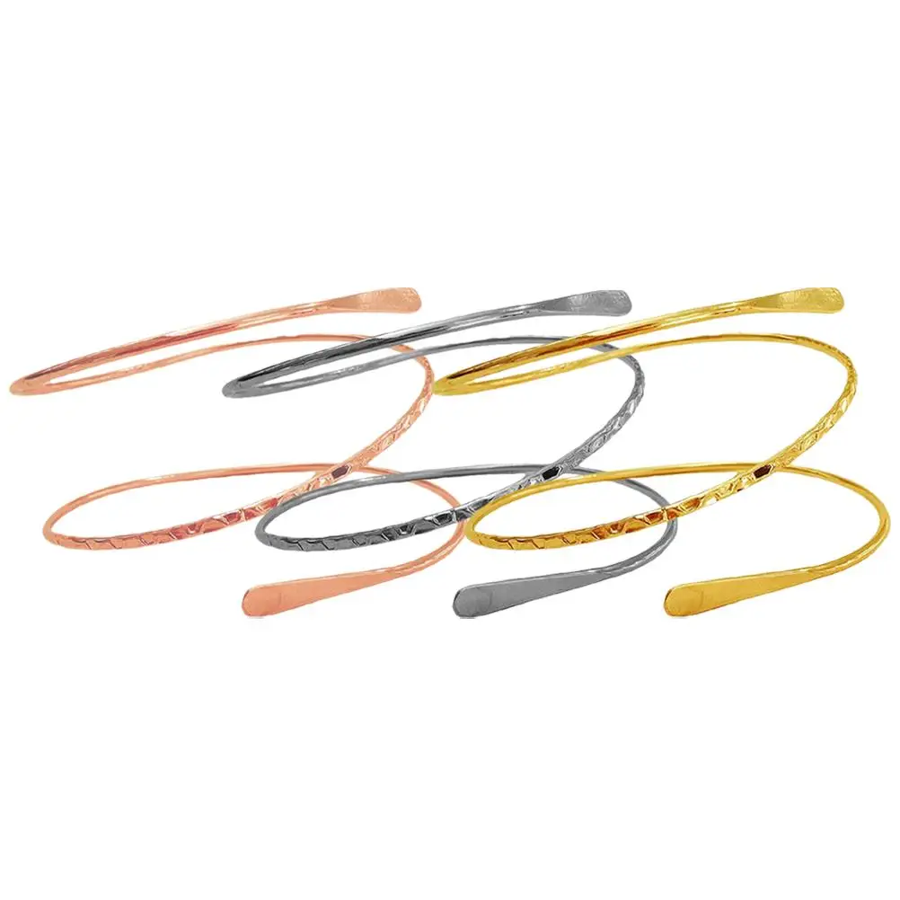 3 Pcs Metal Arm Hand Decoration Jewelry for Girls Charm Bangle Bracelets Comfortable Women Armlet Bangles
3 Pcs Metal Arm Hand Decoration Jewelry for Girls Charm Bangle Bracelets Comfortable Women Armlet Bangles