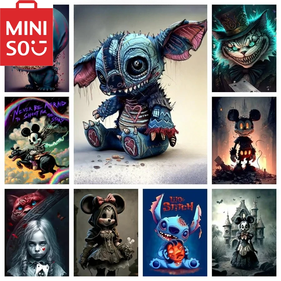 MINISO DIY картина маслом по номерам ужас Микки и Минни Маус украшение дома стены спальня декор комнаты уникальный подарок рамки
MINISO DIY картина маслом по номерам ужас Микки и Минни Маус украшение дома стены спальня декор комнаты уникальный подарок рамки