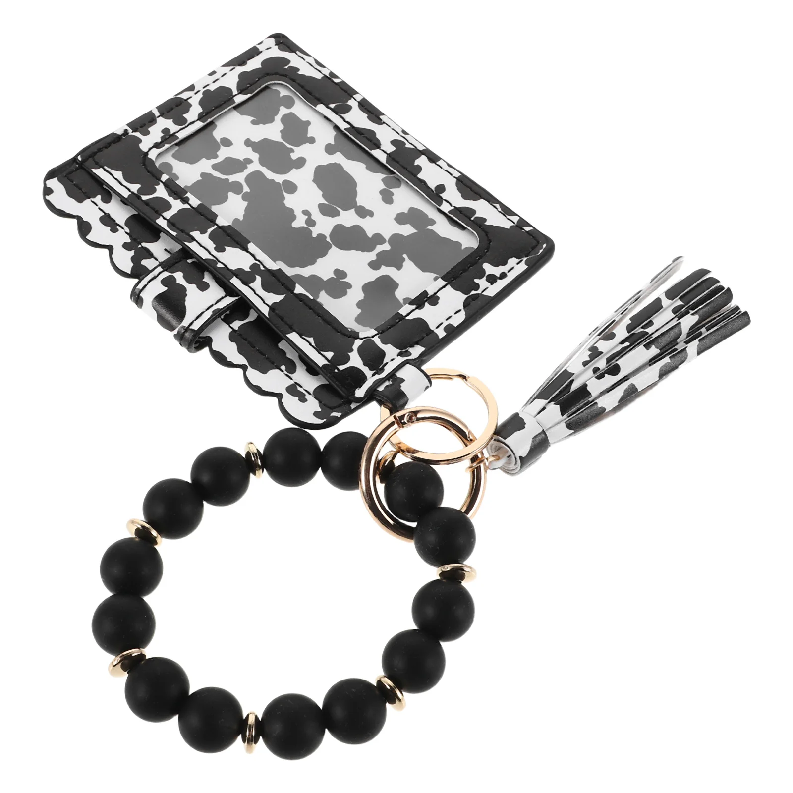 Silicone Beaded Coin Purse Cow Grain Card Holder Keychain Wallet Mini Portable Organizer for Keys Cards Travel Daily Use
Silicone Beaded Coin Purse Cow Grain Card Holder Keychain Wallet Mini Portable Organizer for Keys Cards Travel Daily Use