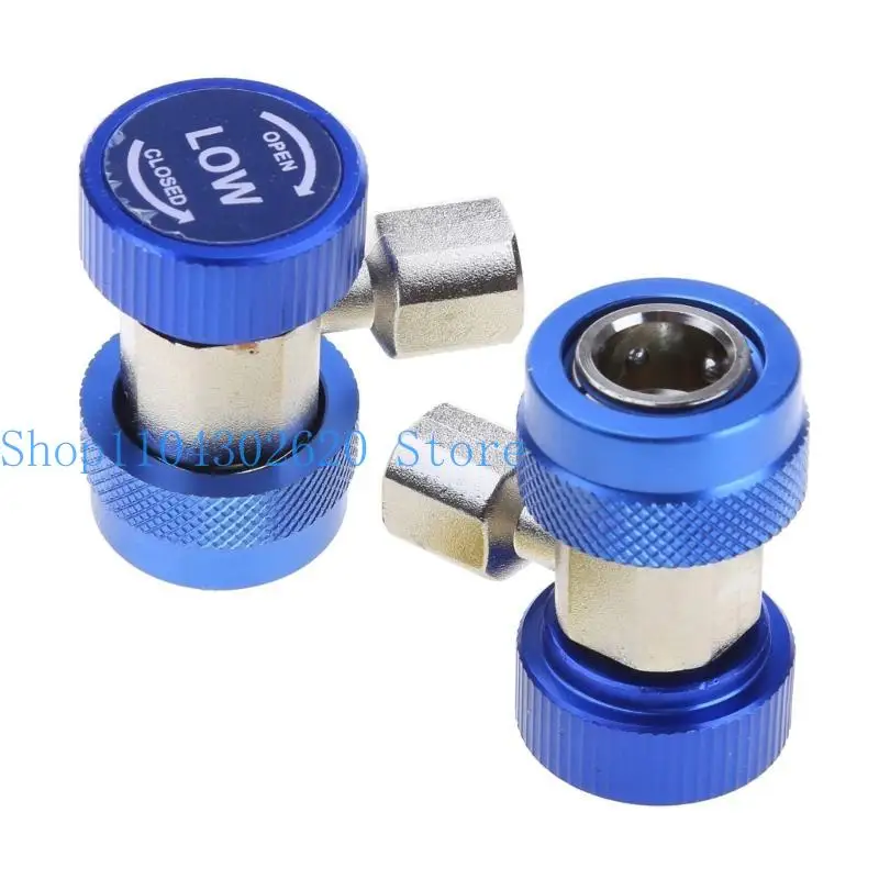 652F R134A RechargeKit, R134A Quick Couplers, R134A Self-Sealing Adapters for HVAC System
652F R134A RechargeKit, R134A Quick Couplers, R134A Self-Sealing Adapters for HVAC System