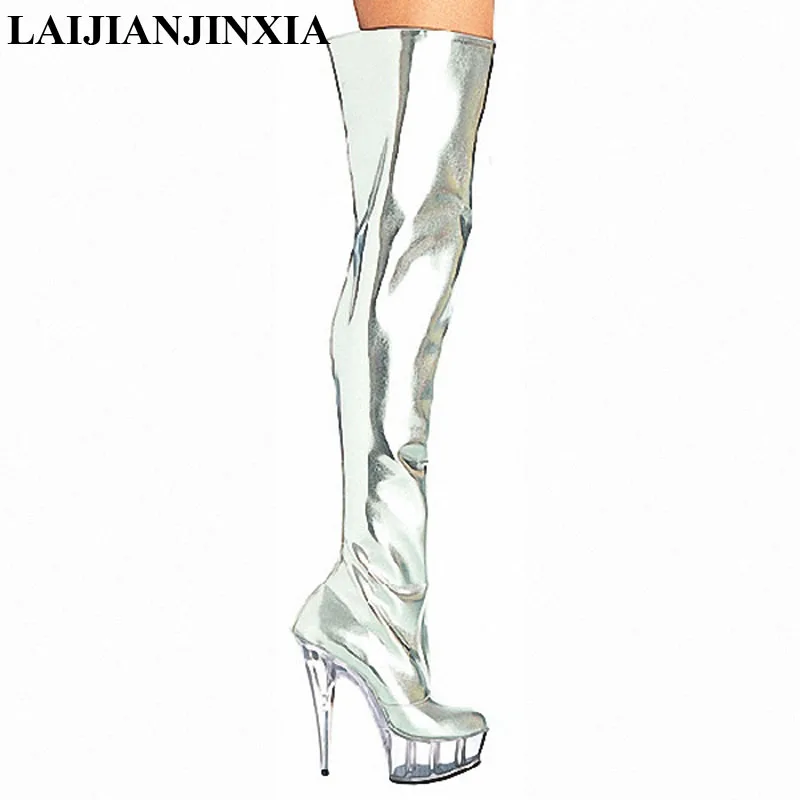 15cm High Heel over the knee Long Boots 6 inch Pole Dance shoes Stripper platform Exotic Lace Up Red Queen Gothic Clubbing Punk
15cm High Heel over the knee Long Boots 6 inch Pole Dance shoes Stripper platform Exotic Lace Up Red Queen Gothic Clubbing Punk