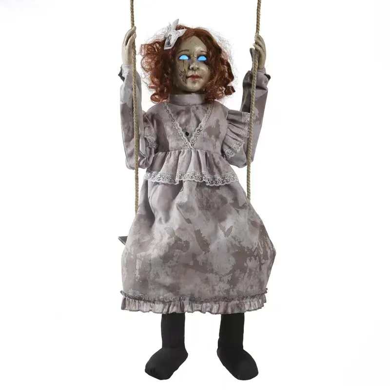 Hallowmas room Decoration Life Size Animatronic girl Props Carnival clown Props with moving and sounds
Hallowmas room Decoration Life Size Animatronic girl Props Carnival clown Props with moving and sounds