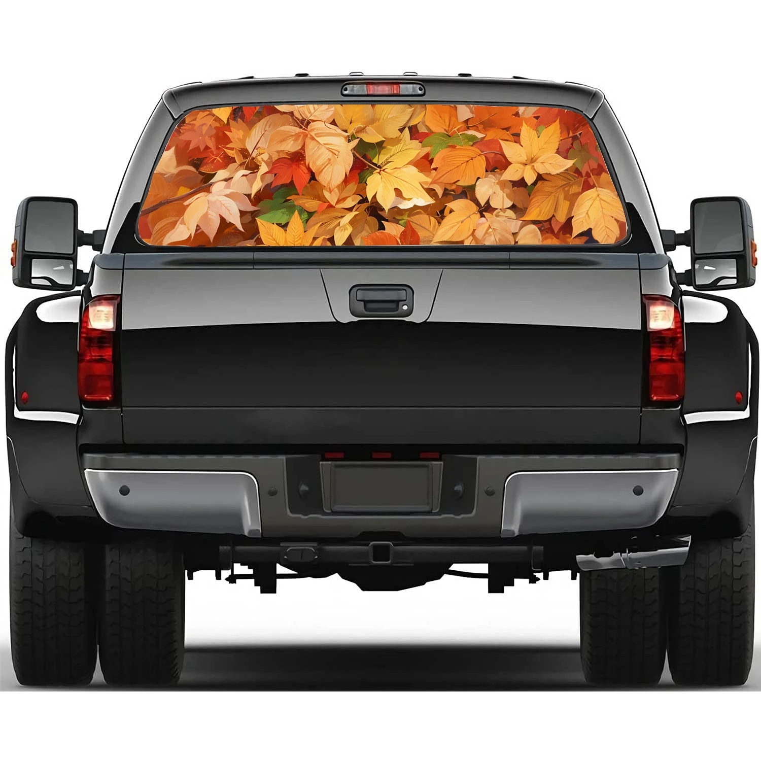 Colorful Autumn Leaves Rear Window Decal Fit Pickup,Truck,Car Universal See Through Perforated Back Windows Vinyl Sticker
Colorful Autumn Leaves Rear Window Decal Fit Pickup,Truck,Car Universal See Through Perforated Back Windows Vinyl Sticker