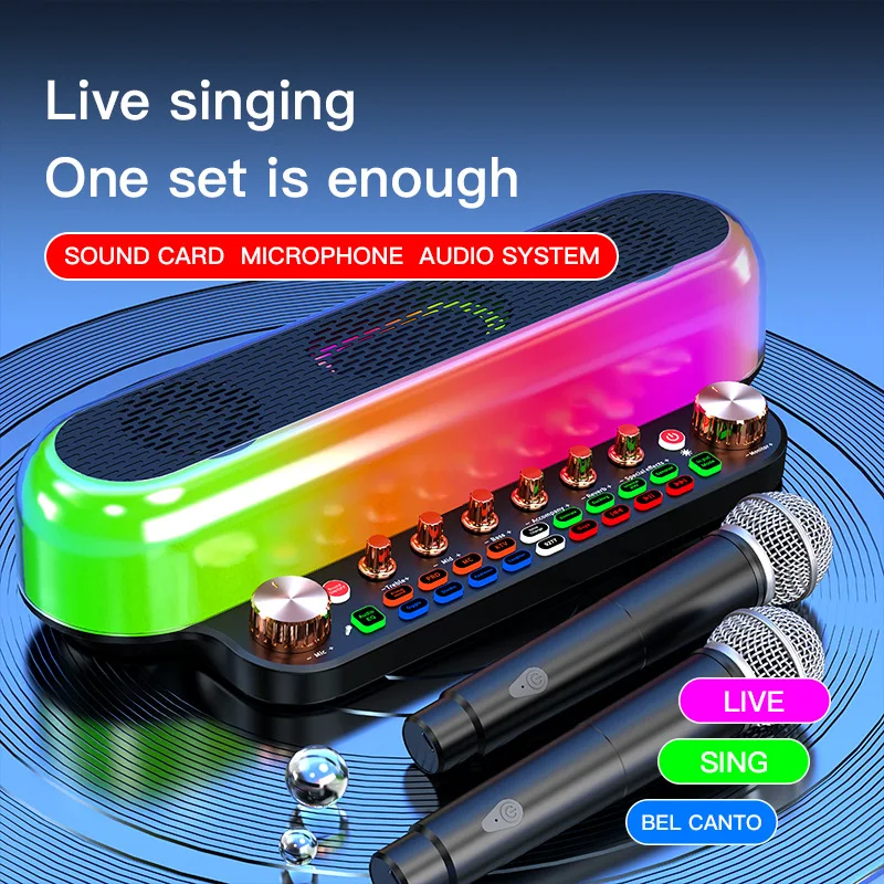 SY12 Card Audio All-in-One Machine Home Karaoke Live Singing Outdoor Entertainment Professional Equipment
SY12 Card Audio All-in-One Machine Home Karaoke Live Singing Outdoor Entertainment Professional Equipment