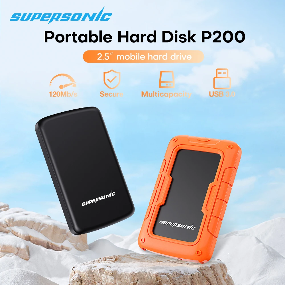 Портативный жесткий диск Supersonic PHDD USB 3.0 1 ТБ 500G 2,5-дюймовый внешний жесткий диск SSD для портативного компьютера Smart TV PS4 
Портативный жесткий диск Supersonic PHDD USB 3.0 1 ТБ 500G 2,5-дюймовый внешний жесткий диск SSD для портативного компьютера Smart TV PS4