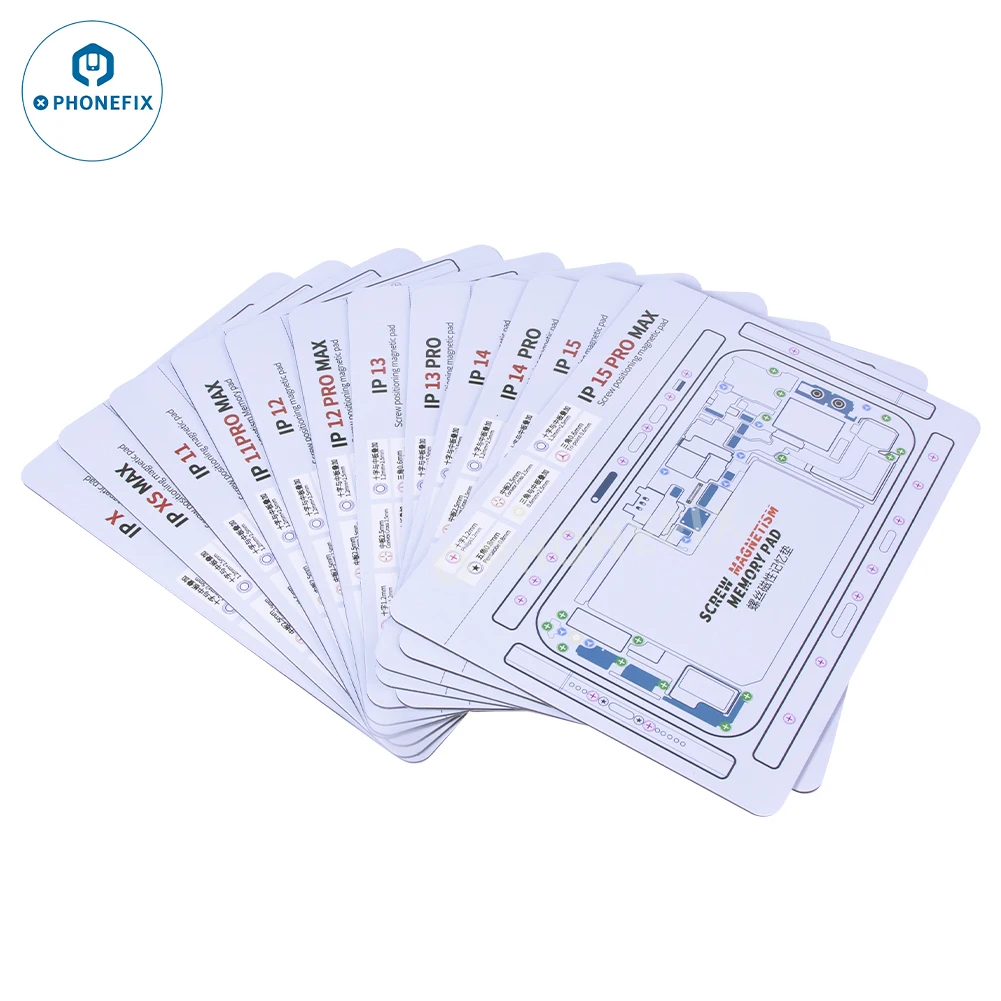 Профессиональная мягкая направляющая для положения винтов для iPhone X-15Pro Max, разборка, ремонт, двухсторонняя магнитная таблица держателя винтов
Профессиональная мягкая направляющая для положения винтов для iPhone X-15Pro Max, разборка, ремонт, двухсторонняя магнитная таблица держателя винтов