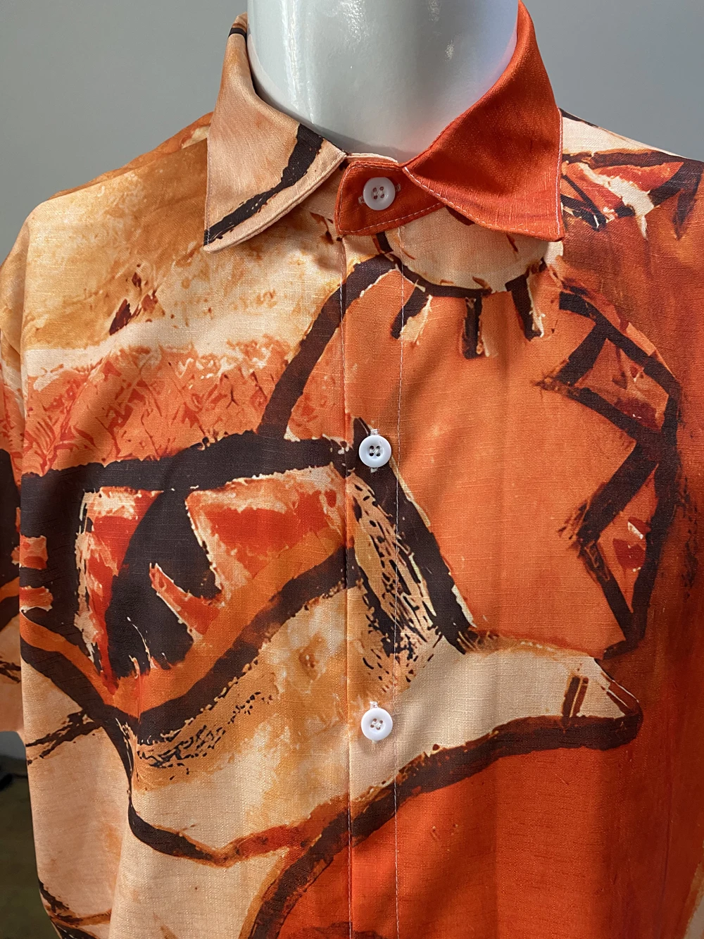 Summer Men's Short Sleeve Collar Shirt Modern Graffiti Clash Color Printed Shirt Vacation Leisure Party Clothes Men Fast shiping
Summer Men's Short Sleeve Collar Shirt Modern Graffiti Clash Color Printed Shirt Vacation Leisure Party Clothes Men Fast shiping