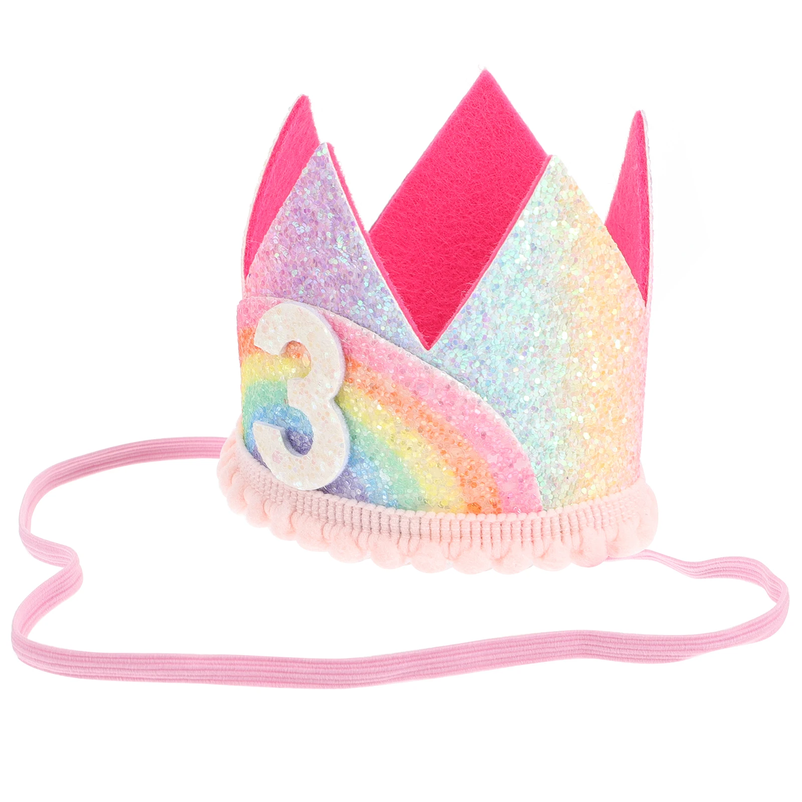 Rainbow Crown Birthday Baby Headband Headgear Fabric Hat Lightweight Durable Party Photo Prop Birthday Crown Hat Gift
Rainbow Crown Birthday Baby Headband Headgear Fabric Hat Lightweight Durable Party Photo Prop Birthday Crown Hat Gift