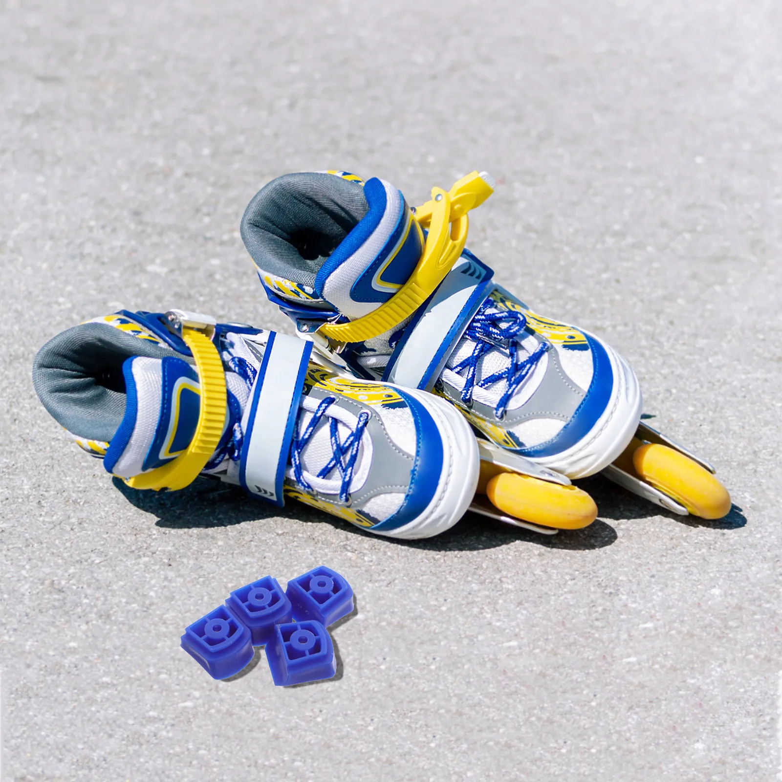 4Pcs Roller Skate Brake Block Rubber Stopper Bright Blue Universal Compatibility Inline Skates Brake Pad Adult Outdoor
4Pcs Roller Skate Brake Block Rubber Stopper Bright Blue Universal Compatibility Inline Skates Brake Pad Adult Outdoor