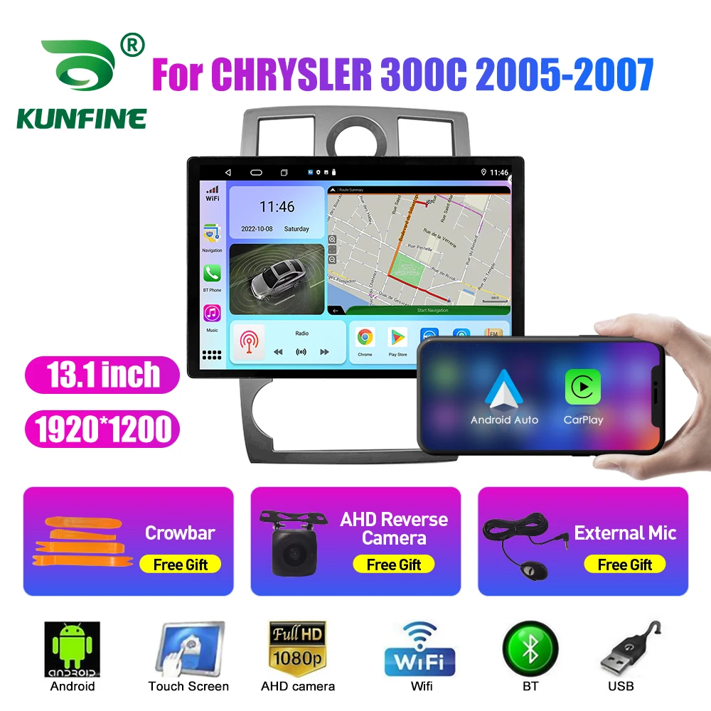 Автомобильный радиоприемник 13,1 дюйма для CHRYSLER 300C 2005-2007, автомобильный DVD GPS-навигатор, стерео Carplay, 2 Din, Центральный Мультимедиа, Android авто
Автомобильный радиоприемник 13,1 дюйма для CHRYSLER 300C 2005-2007, автомобильный DVD GPS-навигатор, стерео Carplay, 2 Din, Центральный Мультимедиа, Android авто