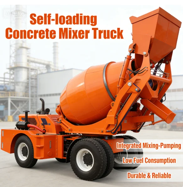 YG Customized Auto Cement Mixer Self Loading Cement Concrete Mixers Construction
YG Customized Auto Cement Mixer Self Loading Cement Concrete Mixers Construction