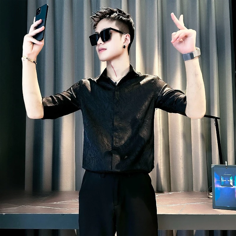 Trendy Men's Short Sleeve Shirt 2026 Summer Collection Premium Quality Casual Korean Style Fashion
Trendy Men's Short Sleeve Shirt 2026 Summer Collection Premium Quality Casual Korean Style Fashion