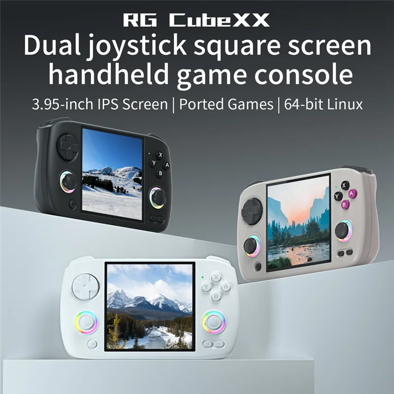 RG Cubexx Retro Handheld Games Console 32GB RGB Joystick Video Gaming Player Supports WIFI Bluetooth HD TV Connection C
RG Cubexx Retro Handheld Games Console 32GB RGB Joystick Video Gaming Player Supports WIFI Bluetooth HD TV Connection C