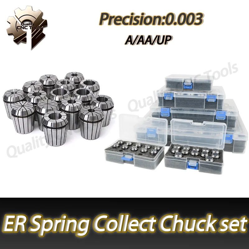 ER40 ER32 ER25 ER20 ER16 11 комплектов пружинных цанговых патронов AAA/AA/A для фрезерного держателя инструмента с ЧПУ, гравировальный станок, металлическая алюминиевая коробка
ER40 ER32 ER25 ER20 ER16 11 комплектов пружинных цанговых патронов AAA/AA/A для фрезерного держателя инструмента с ЧПУ, гравировальный станок, металлическая алюминиевая коробка
