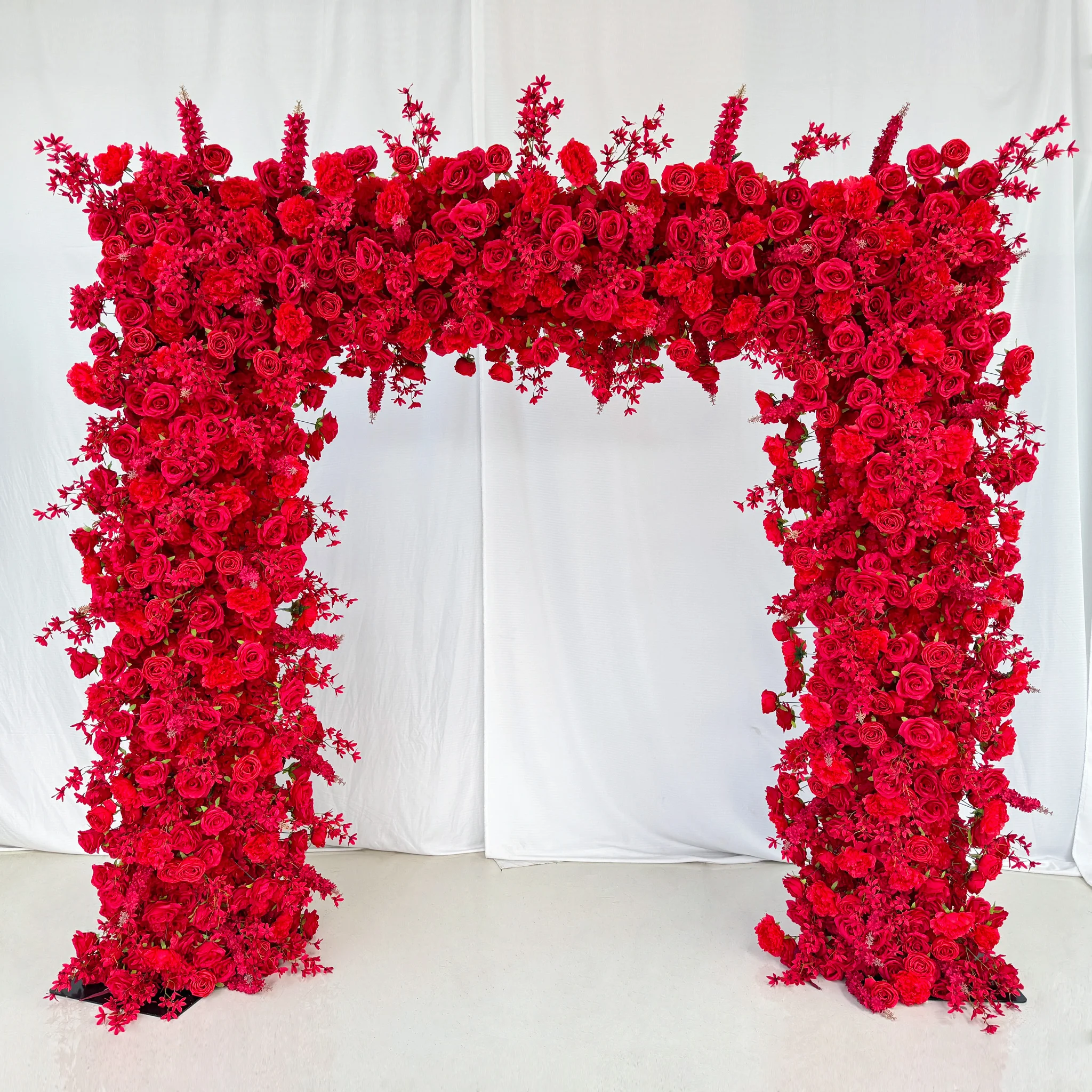 ATV High Quality 8ft*8ft Red Wed Arch Artificial Flower Arch For Wedding Decoration
ATV High Quality 8ft*8ft Red Wed Arch Artificial Flower Arch For Wedding Decoration