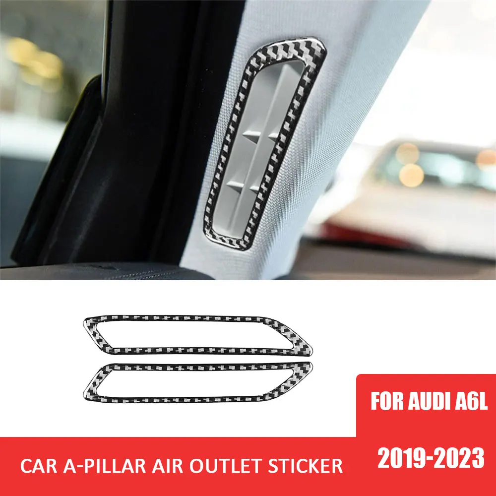 Carbon Fiber Car A-pillar Air Outlet Panel Trim Sticker Decoration Cover for Audi A6L 2019-2023 Auto Interior Accessories
Carbon Fiber Car A-pillar Air Outlet Panel Trim Sticker Decoration Cover for Audi A6L 2019-2023 Auto Interior Accessories