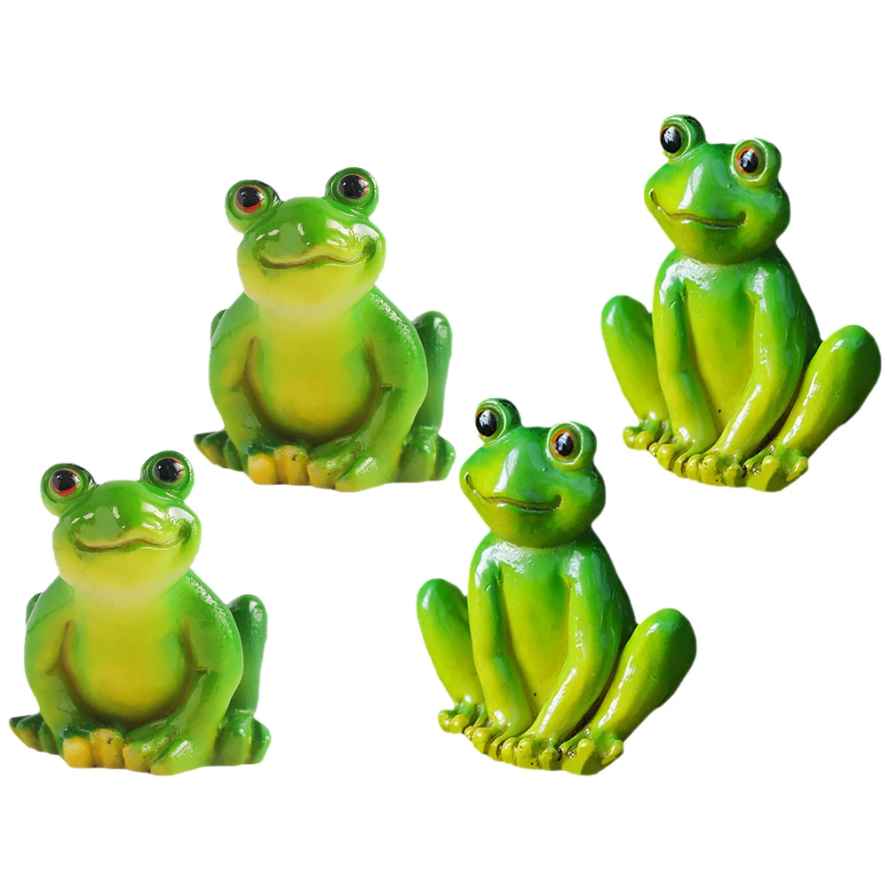 4 Pcs Simulated Frog Ornament Resin Figurines Miniature Animal Statues Garden Decor Bright Color Durable Craftsmanship Desktop
4 Pcs Simulated Frog Ornament Resin Figurines Miniature Animal Statues Garden Decor Bright Color Durable Craftsmanship Desktop