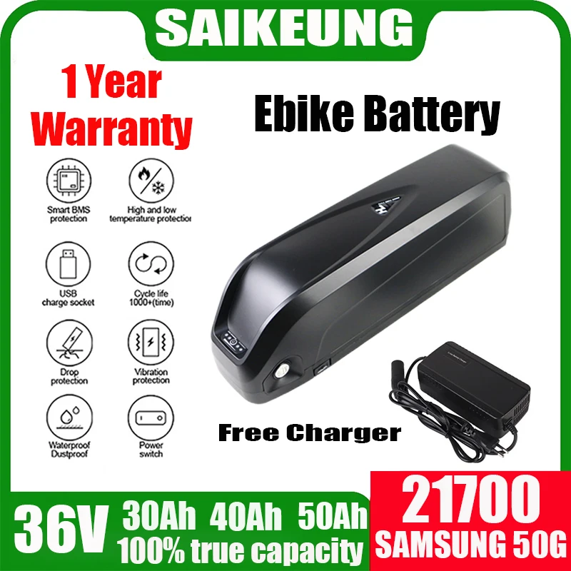 Hailong 36v Electric Bike 20ah 30ah 40 50ah 60ah Batterie Velo Bateria Para Bicicleta Electrica 250-3000w 21700 Lithium Battery
Hailong 36v Electric Bike 20ah 30ah 40 50ah 60ah Batterie Velo Bateria Para Bicicleta Electrica 250-3000w 21700 Lithium Battery