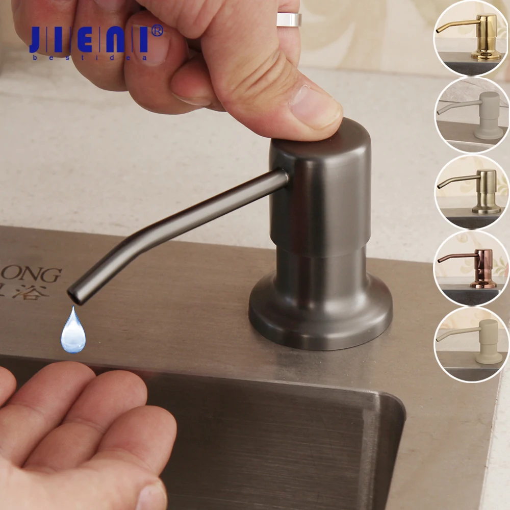 JIENI Grey/Rose Gold Kitchen Bathroom Sink ABS Soap Dispenser Brushed Gold Shampoo Shower Lotion 6 Colors Liquid Soap Dispenser
JIENI Grey/Rose Gold Kitchen Bathroom Sink ABS Soap Dispenser Brushed Gold Shampoo Shower Lotion 6 Colors Liquid Soap Dispenser