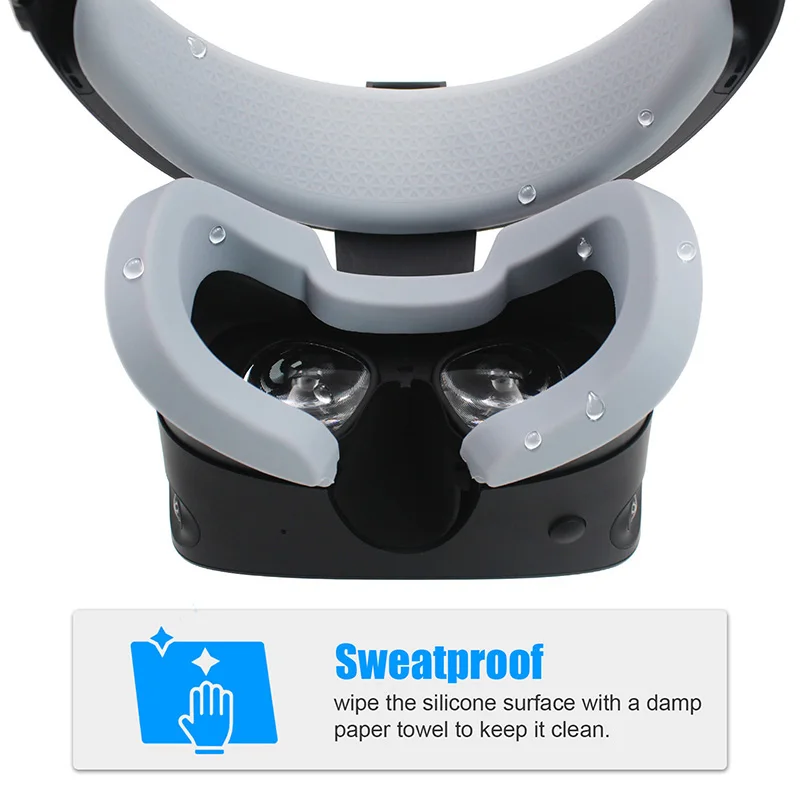 3 in 1 VR Face Pad & Front Rear Foam Silicone Covers for Rift S VR Glasses Eye Mask Face Mask Accessories Black XQ
3 in 1 VR Face Pad & Front Rear Foam Silicone Covers for Rift S VR Glasses Eye Mask Face Mask Accessories Black XQ