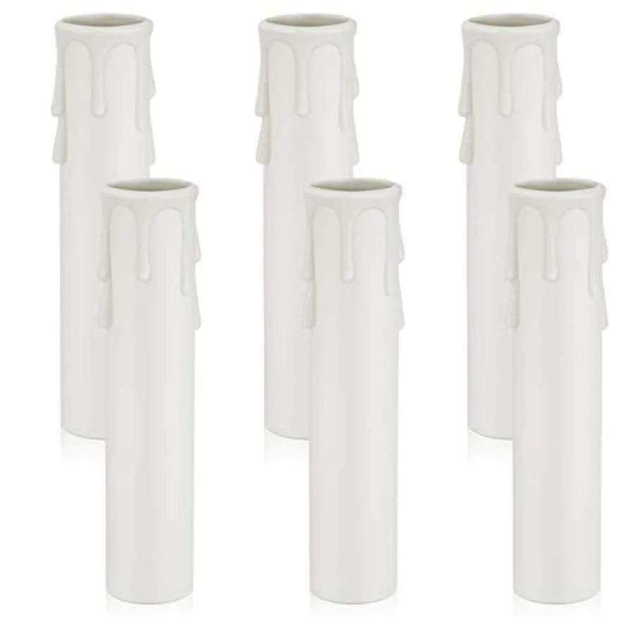 E12 Candle Socket s, 4 Inch Candelabra Base, Plastic Candle s Sleeves for Chandelier, 6 Pcs
E12 Candle Socket s, 4 Inch Candelabra Base, Plastic Candle s Sleeves for Chandelier, 6 Pcs