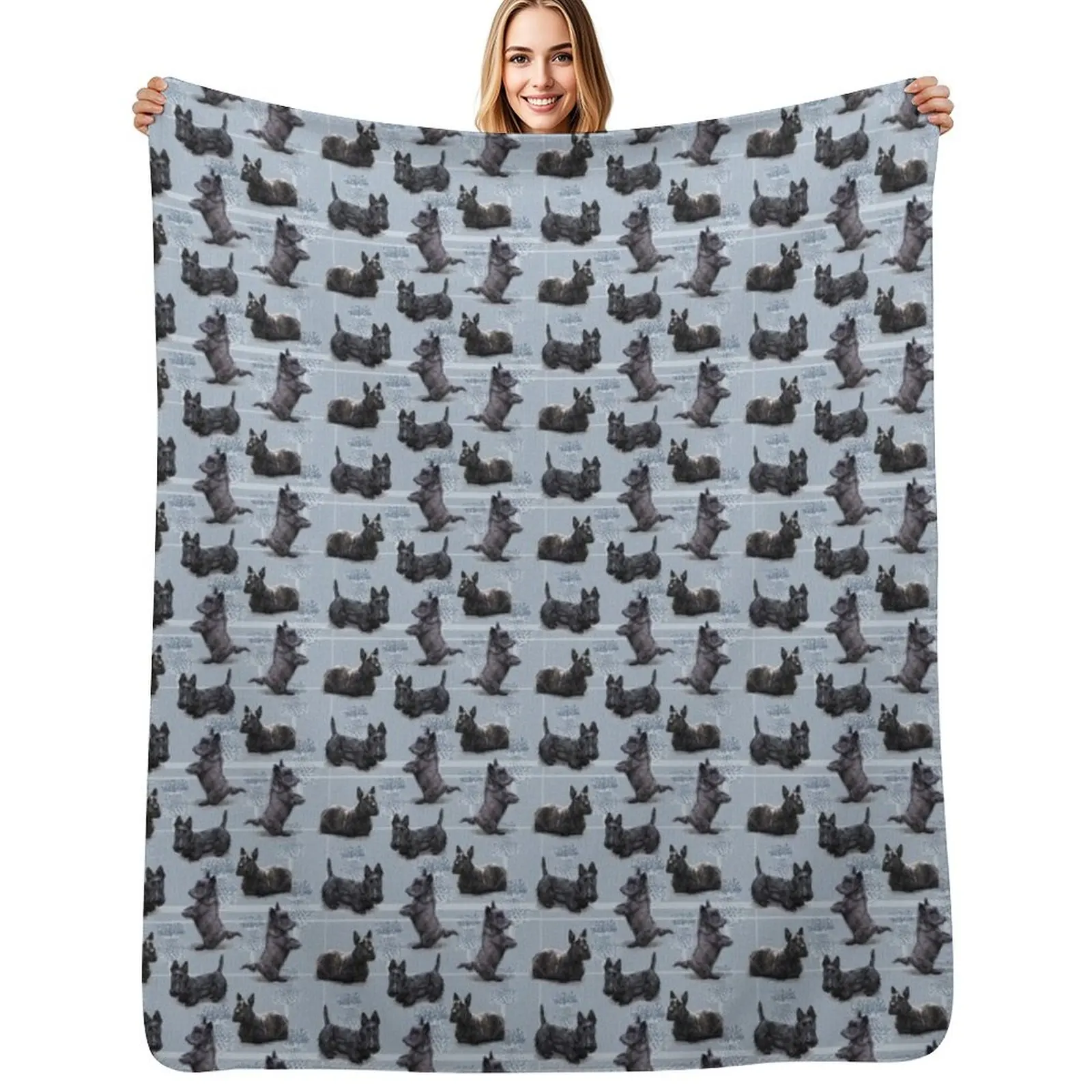 The Scottish Terrier Throw Blanket Cozy Sofa Blanket for TV Watching Napping
The Scottish Terrier Throw Blanket Cozy Sofa Blanket for TV Watching Napping