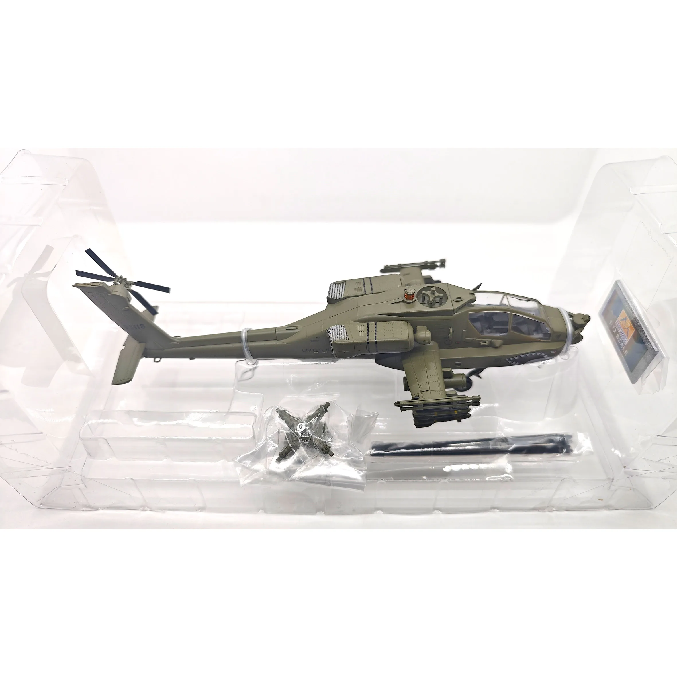 Spot 37031 1:72 American AH-64D Heavy Armed Helicopter Model 95118 Static Finished Model (out of print)
Spot 37031 1:72 American AH-64D Heavy Armed Helicopter Model 95118 Static Finished Model (out of print)